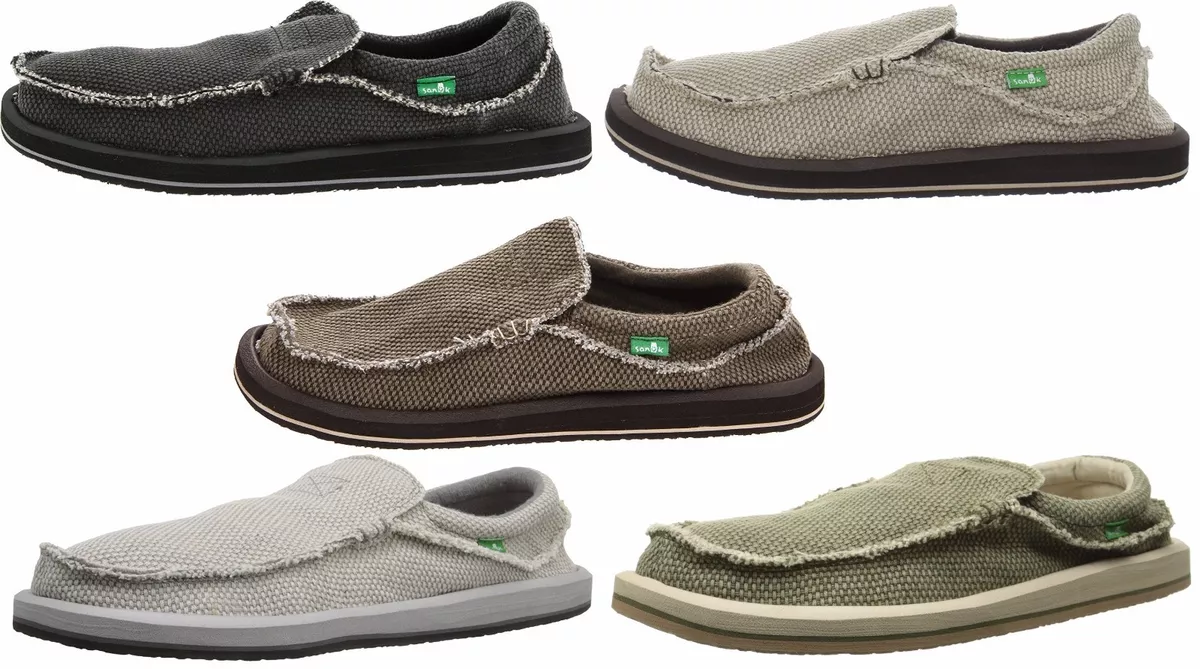 Sanuk Men s Chiba Slip On Sidewalk Surfers