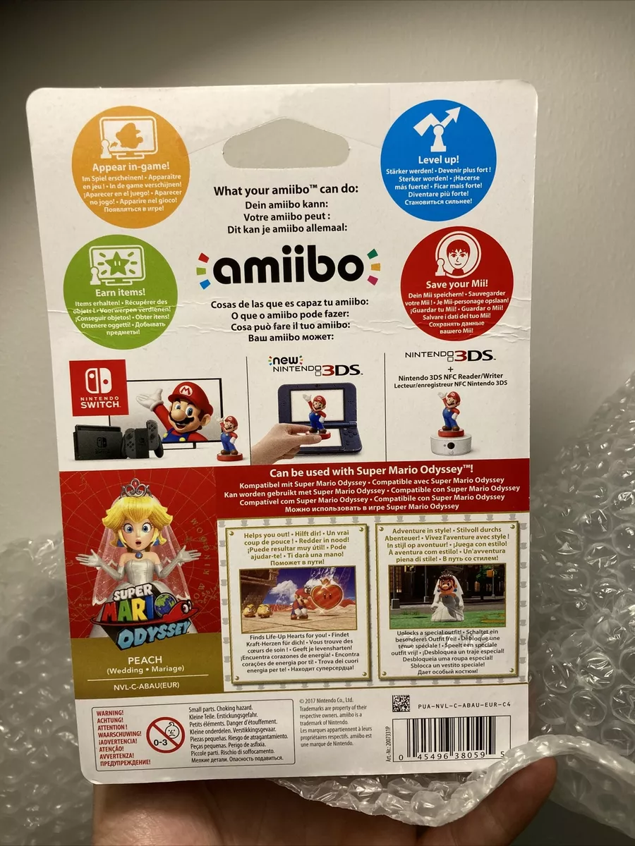 Peach Wedding outfit amiibo - Super Mario Odyssey Nintendo Wii U/Nintendo  Switch