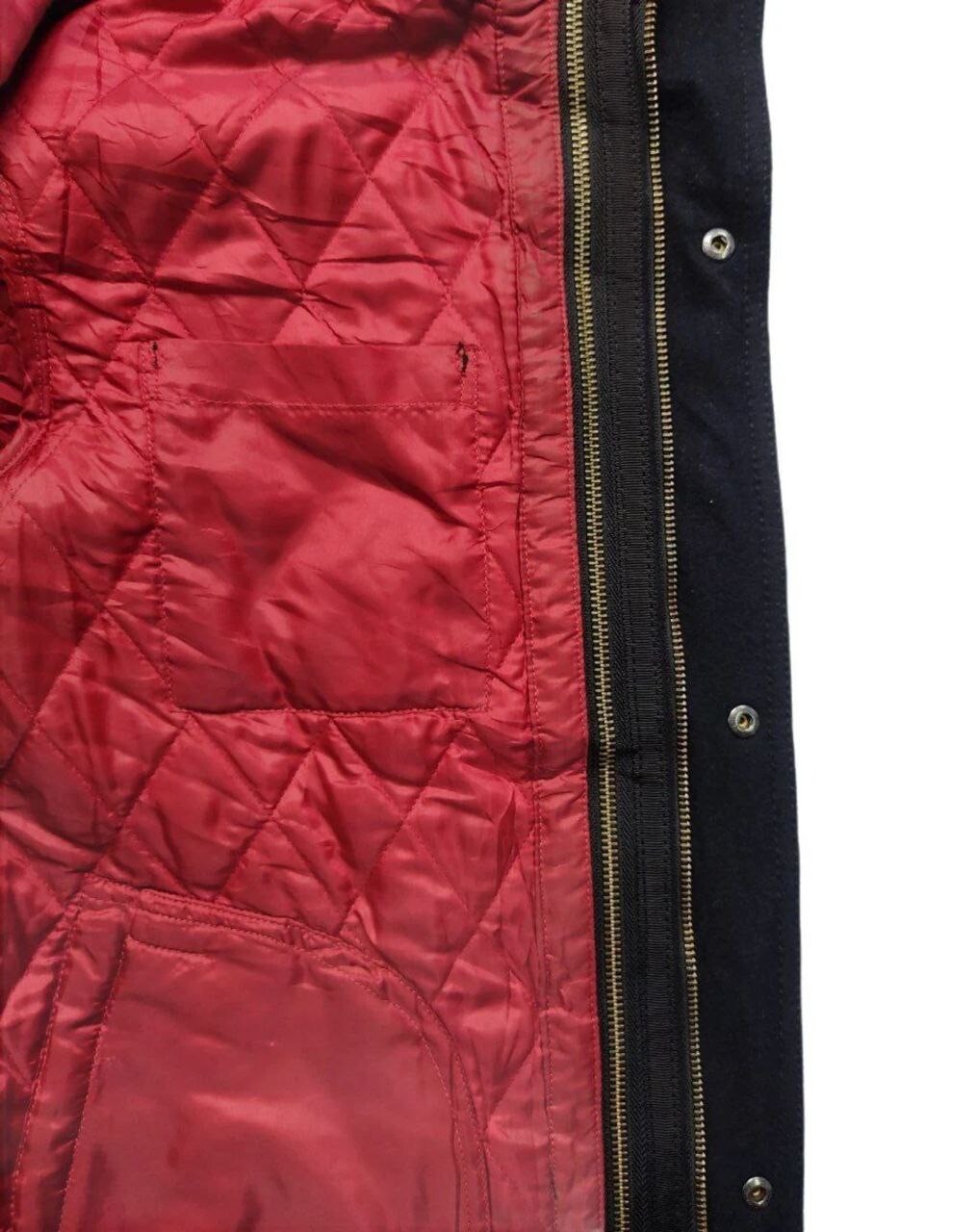 Authentic BURBERRY BLACK LABEL Solid - Black Poly… - image 9