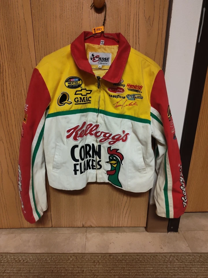 Terry Labonte #5 Kelloggs Corn Flakes Racing Jacket Womens Extra Large Nascar  - Image 4 of 4