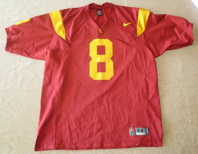 FLAWLESS USC Trojans Football Jersey #8 Amon Ra St. Brown 52 XXL 2XL ALL SEWN | eBay