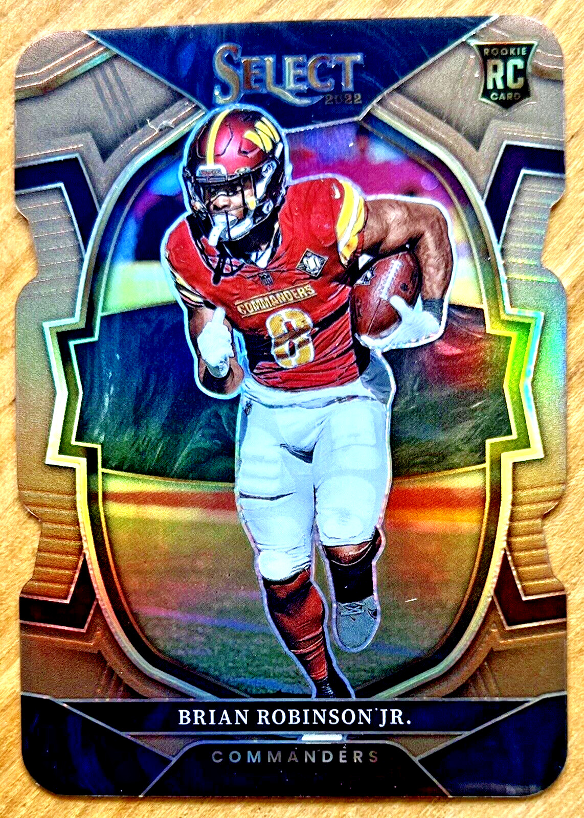 BRIAN ROBINSON Jr 2022 Select CONCOURSE Rookie Bronze Die-Cut 133/149 COMMANDERS