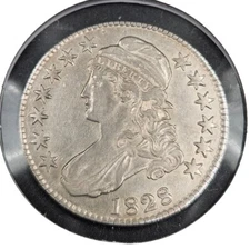 1828 (Square Base 2, Small 8) Capped Bust Half Dollar | ALMOST UNC to CHOICE AU