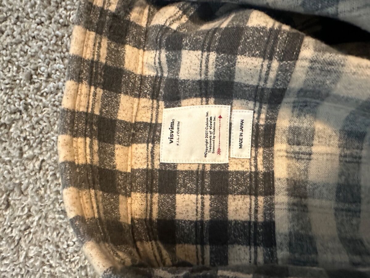 Visvim Pioneer Khadi Check Shirt L/S | eBay Visvim Pioneer Khadi Check Shirt L/S | eBay