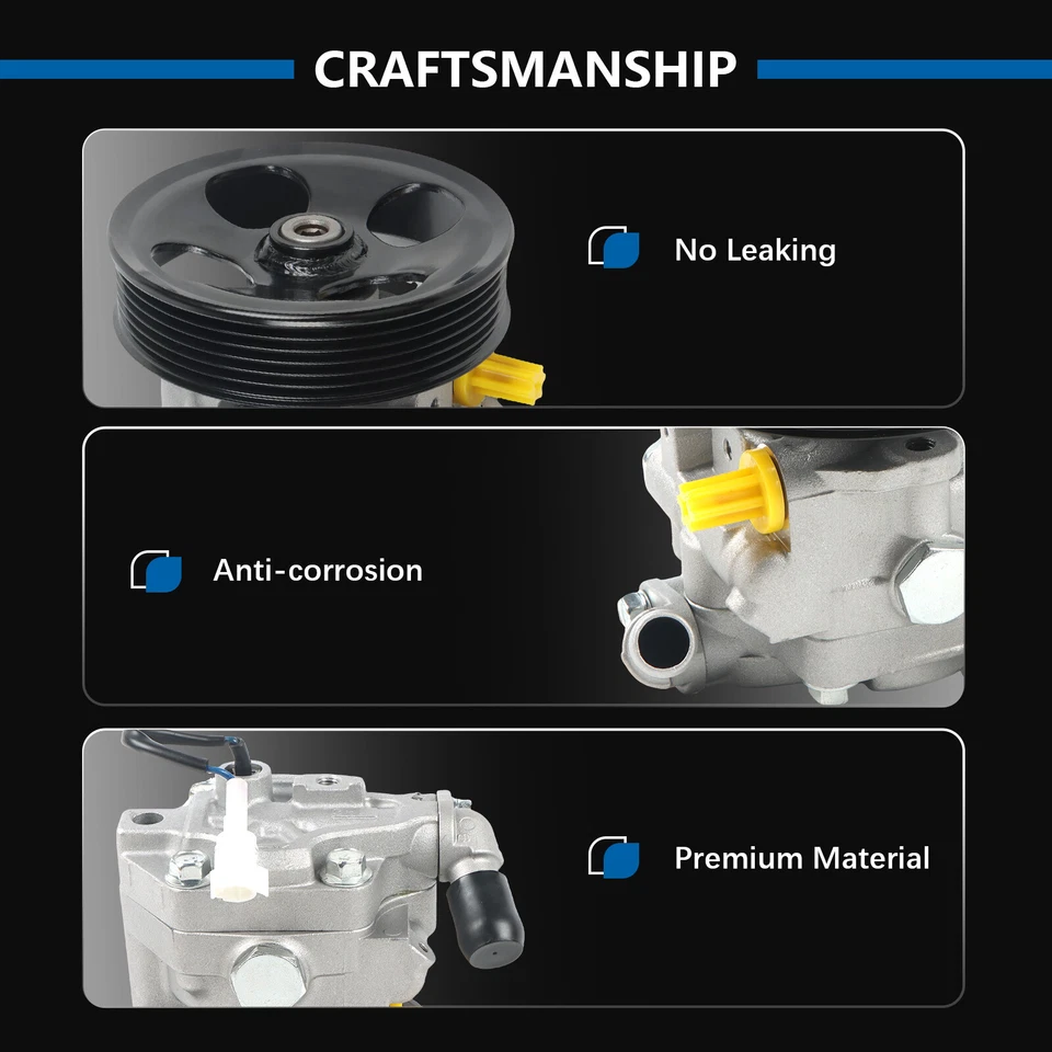 Bomba de dirección asistida 21-607 con polea para Subaru Forester 2,5 L 2011 2012 2013 Foto 3 de 4