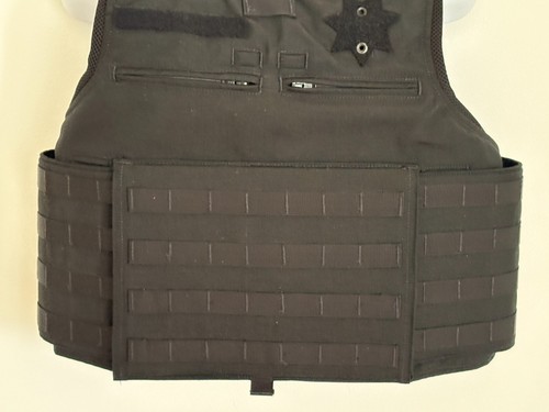 Portaplacas tácticas ABA soporte armadura mediano 2213-2216 negro Cummerbund Molle - Imagen 7 de 15