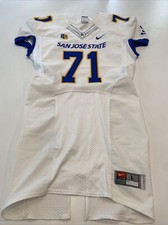 Game Worn Used Nike San Jose State Spartans SJSU Football Jersey Large 11 #71