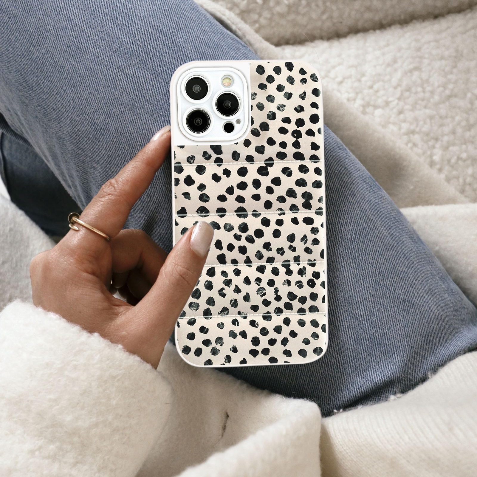 Stripe TPU Shockproof Case for iPhone 16 Pro Max Plus 15 14 13 12 11