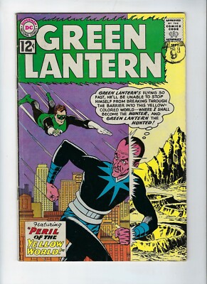 Green Lantern # 15 DC Comics SINERSTRO Cover & Auftritt Sept 1962 FN