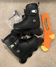 THEM Skates 909 Complete Black Aggressive Inline Skates XS 5/6 US