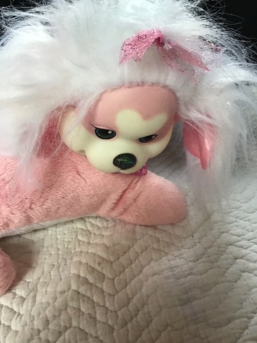 Puppy Surprise pink Vintage 1991 Hasbro Mom and 3 Puppies Plush Toys - Picture 3 of 8