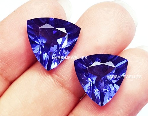 Naturel D Bloc Tanzanite 4.00 CT Superbe Poire Certifié Ample Pierre