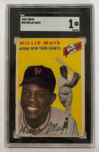 1954 Topps #90 Willie Mays SGC 1
