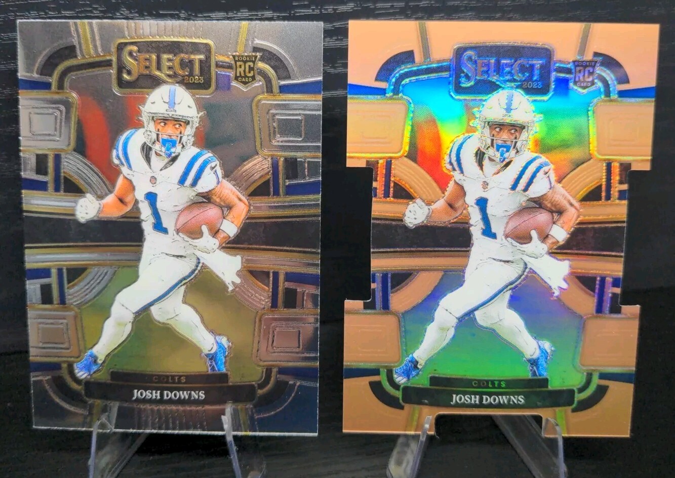 2023 Select Josh Downs Rookie Copper Prizm Concourse Level Die Cut 74/299 Colts