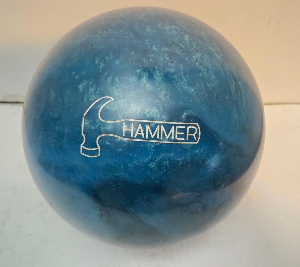 14 lb Blue Hammer bowling ball used eBay