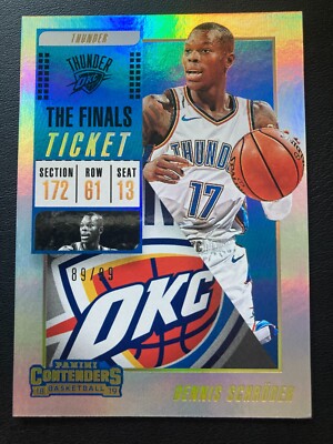 2018-19 Panini Contenders The Finals Ticket 53 Dennis Schröder ed/99 (lesen)