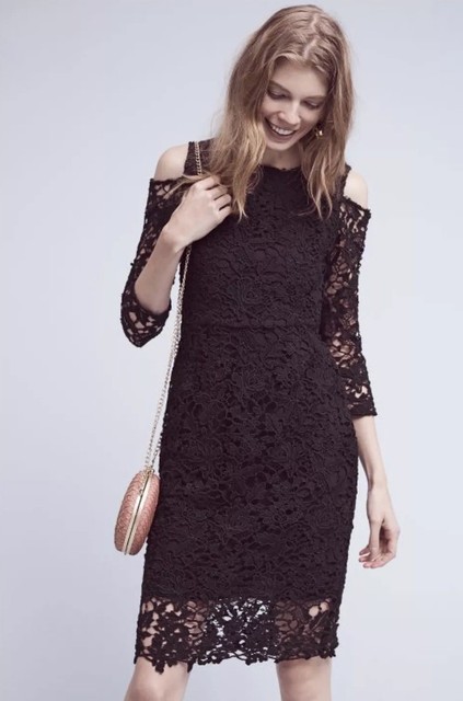 shoshanna sora lace mini dress