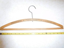 Antique Frantz Brothers Pomona, Calf. ph. 1087 Wood Clothes Hanger Advertising