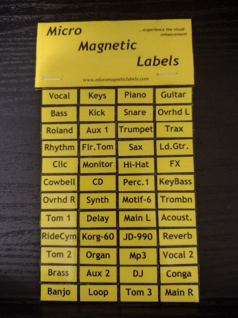 48 Mixer Labels | eBay