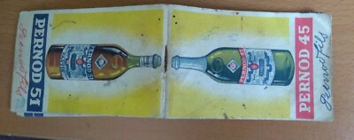 Pastis Pernod 45 51 Year 50 Small Advertising Notebook