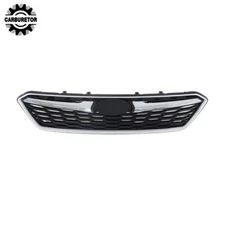 91123FL01B Front Bumper Grill For Subaru Impreza 17-19 Mesh Assembly&Chrome Trim