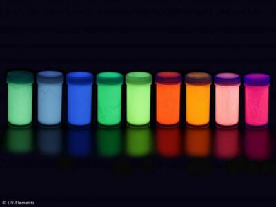 Nachleuchtfarbe 100ml (8,95/100ml) Wandfarbe Glow in the Dark phosphoreszierend 