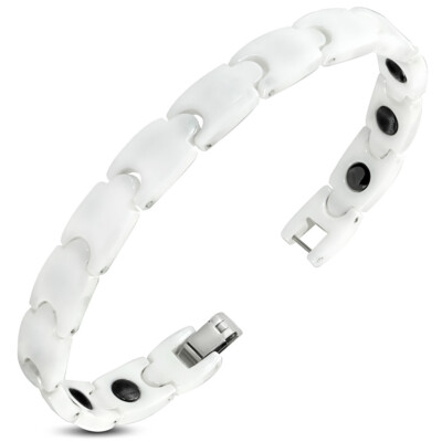 Keramik Herren Armband Kette Edelstahl Unisex ceramic bracelet y-bcm254