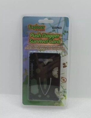 Survival Card ~ Multi-Tool Card ~ Brand New 
