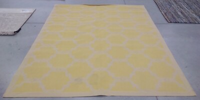 YELLOW / BEIGE 8' X 10' Broken Thread Rug, Reduced Price 1172708471 CY6009-316-8