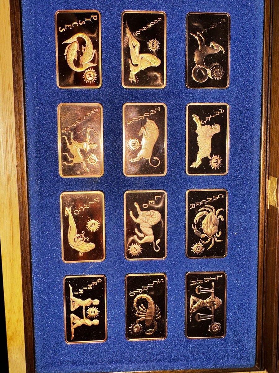 The Mount Everest Mint Pure Copper Zodiac Sign Limited Edition Set