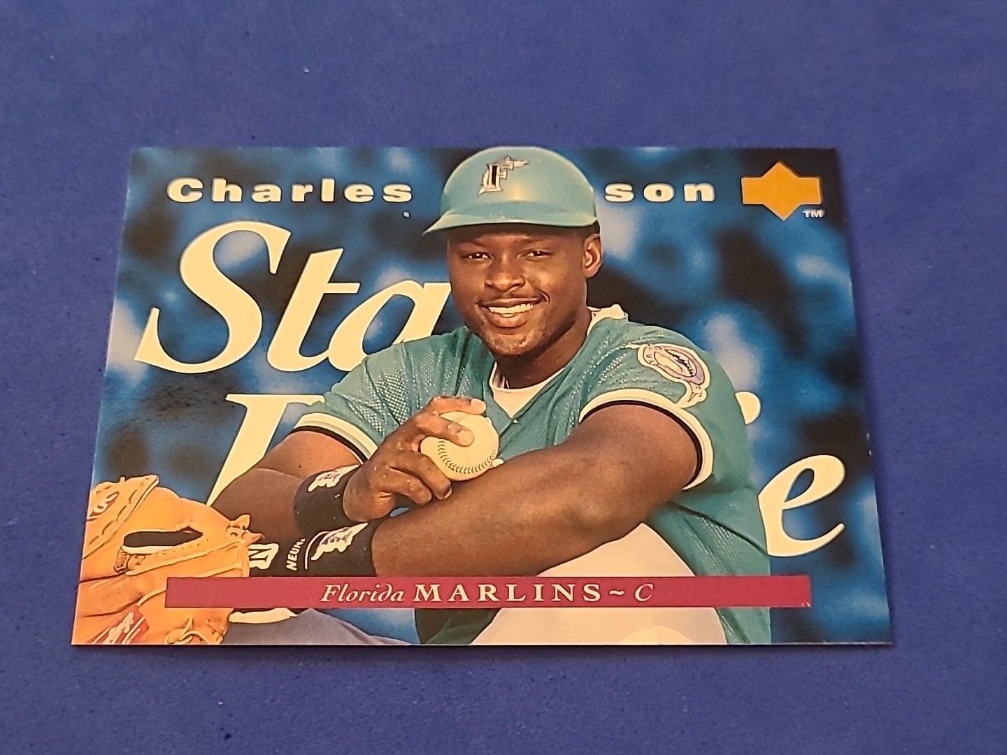 1995 Charles Johnson ROOKIE RC Upper Deck #220 Star Rookie 