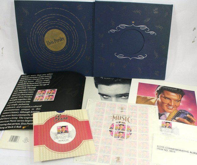 Elvis Presley Complete Collection USPS Stamp Sheet Item No. 9918