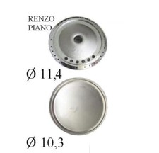 SMEG RENZO PIANO ANELLO + PIATTELLO SPARTIFIAMMA ULTRARAPIDO NO ORIGINALE S 5355