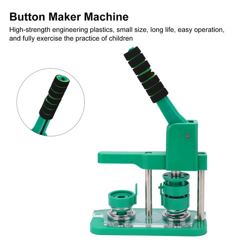 32mm Green Button Maker Machine for Kids - Easy Install Creative Fun - Picture 10 of 20