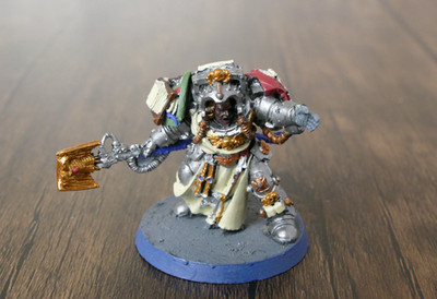 Warhammer 40k Grey Knights Librarian in Terminator Armor METAL OOP Painted