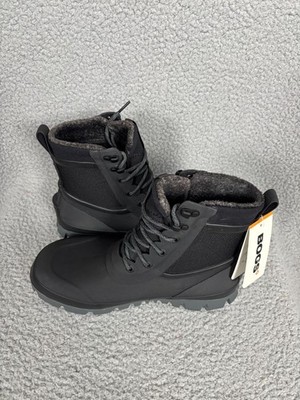 Bogs Mens Weather-Defying Arcata Urban Lace Men's Boot Black Size 9 NWT's