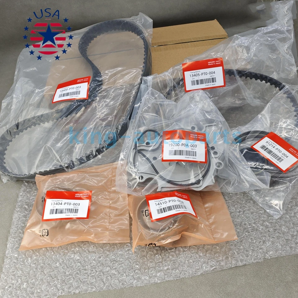 OEM ！Timing Belt Water Pump Kit Fits For 90-97 Honda Accord Prelude Isuzu 2.2L Foto 2 de 4