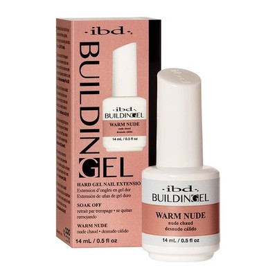 IBD Building Gel, Hard Gel Nail Extension, 0.5 Fl Oz (Pack of 1), Warm Nude 