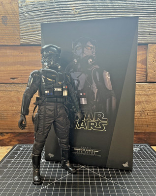 Hot Toys First Order TIE Pilot MMS324 Opened Complete Star Wars Force Awakens