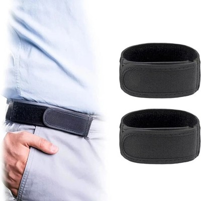 2x Gürtel Bro ohne Schnalle elastischer Gürtel für Männer   passt 1,5 Zoll Gürtelschlaufen, Komfort