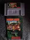 Authentic Nintendo SNES Donkey Kong Country SNES Cartridge Tested With Manual