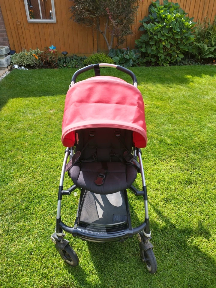 Bugaboo Bee Red Standard Single Seat Stroller Pushchair - Image 2 of 4