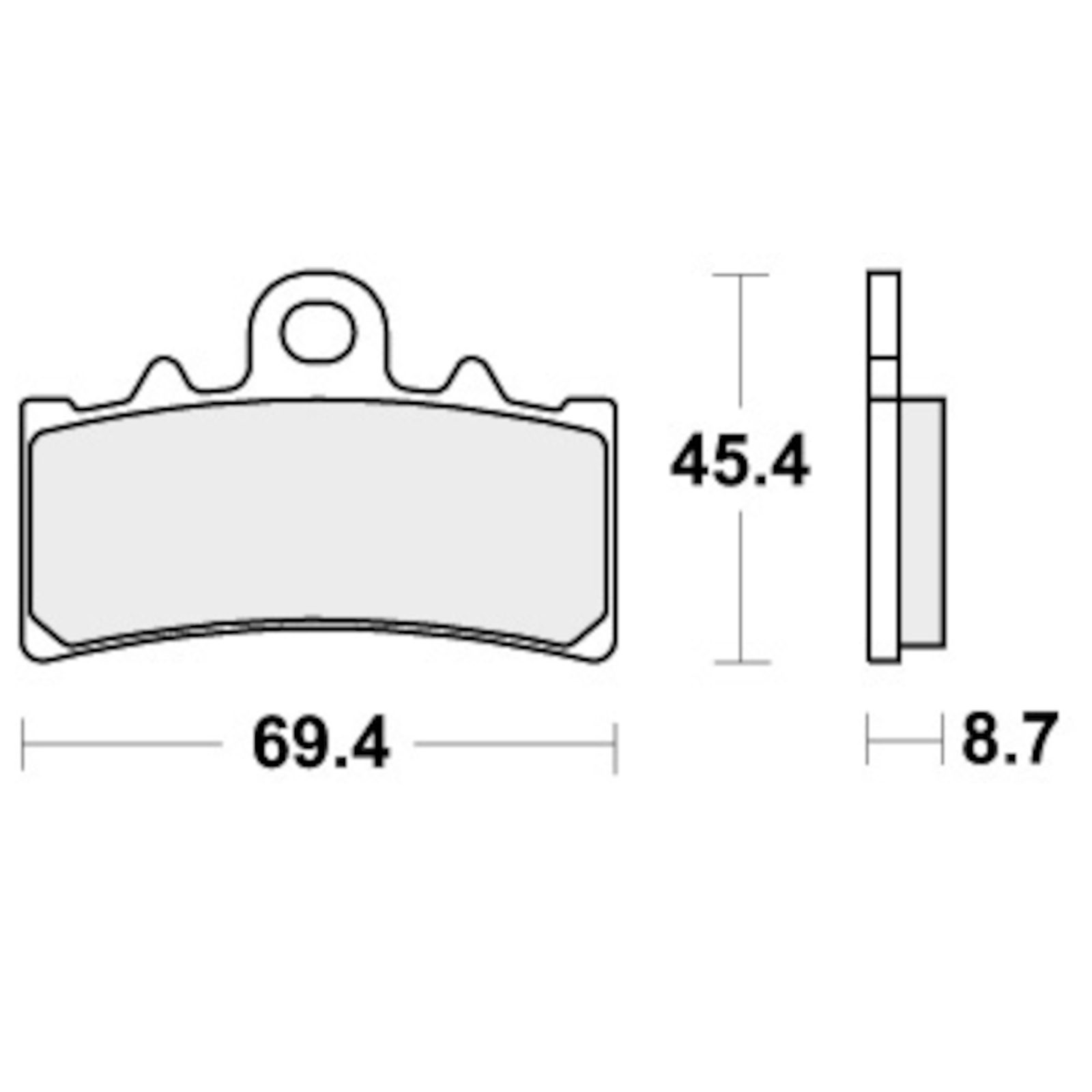 Brake Pads for FANTIC CABALLERO 125 FLATTRACK 2018-2021 Front RST RR SBS - Image 3
