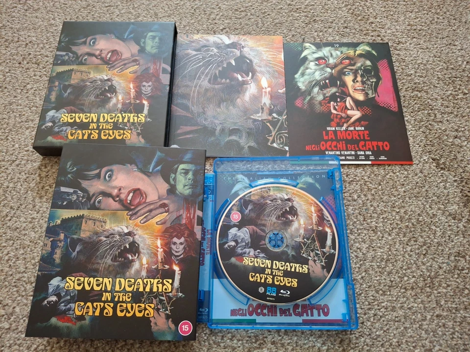 SEVEN DEATHS IN THE CATS EYES DELUXE COLLECTOR'S BLU-RAY ITALIAN HORROR GORE 88 - Image 3 of 4