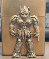 Autocollant briquet à faire soi-même badge robot laiton Megatron 1 pièce