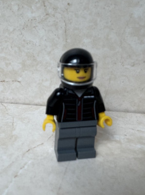 jk- Lego  Minifigur SC101- Mercedes AMG Project One Fahrer - sehr gut
