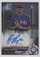 2017 Bowman Draft Chrome Draft Pick Auto Bubba Thompson #CDA-BT Auto tm7