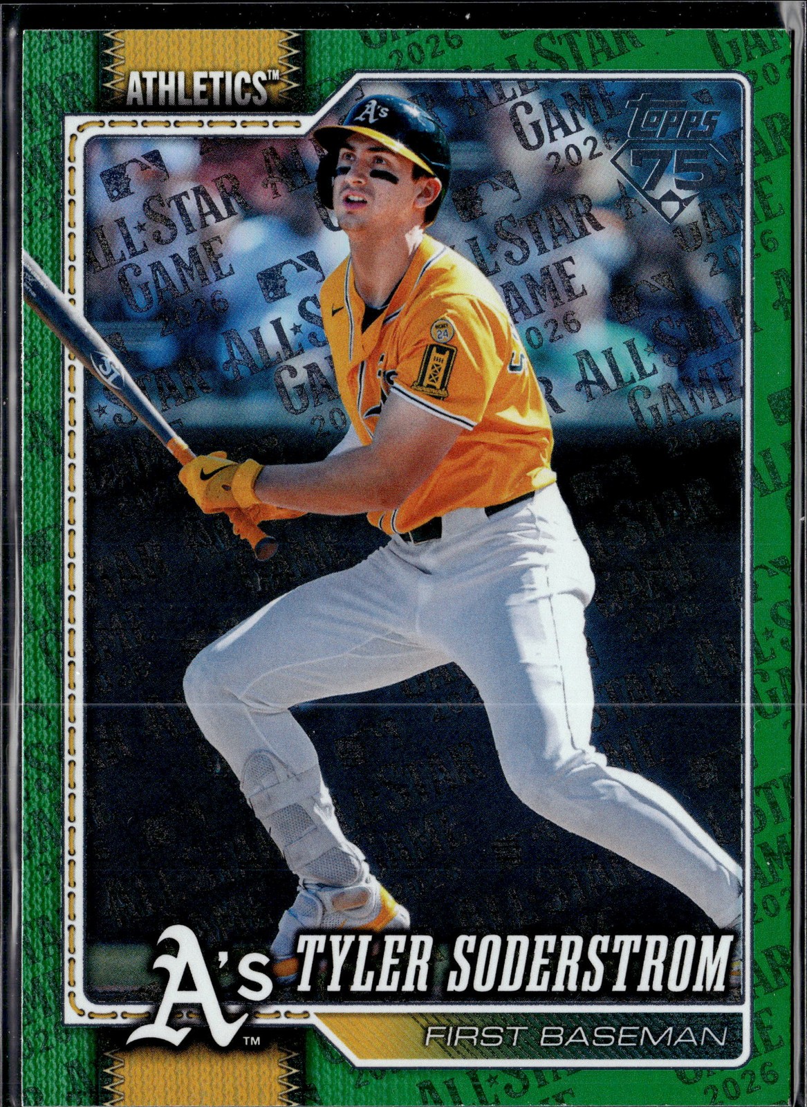2026 Topps #564 Tyler Soderstrom All-Star Game Green #/99