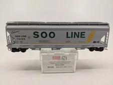 Micro-Trains 09400150 N SOO Line 3-Bay ACF Center Flow Covered Hopper #73465 LN