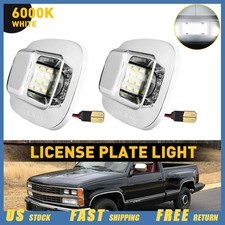 LED License Plate Light 5500K Lamps For C/K Chevrolet 1500 3500 2500 Pickup USO